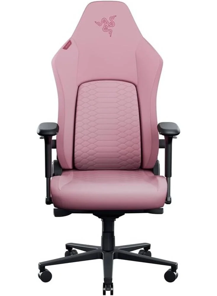 Premium Ergonomic Gaming Chair with 360¡ã Adjustable Lumbar Support and 4D Armrests (Pink, 136kg Capacity) 23954