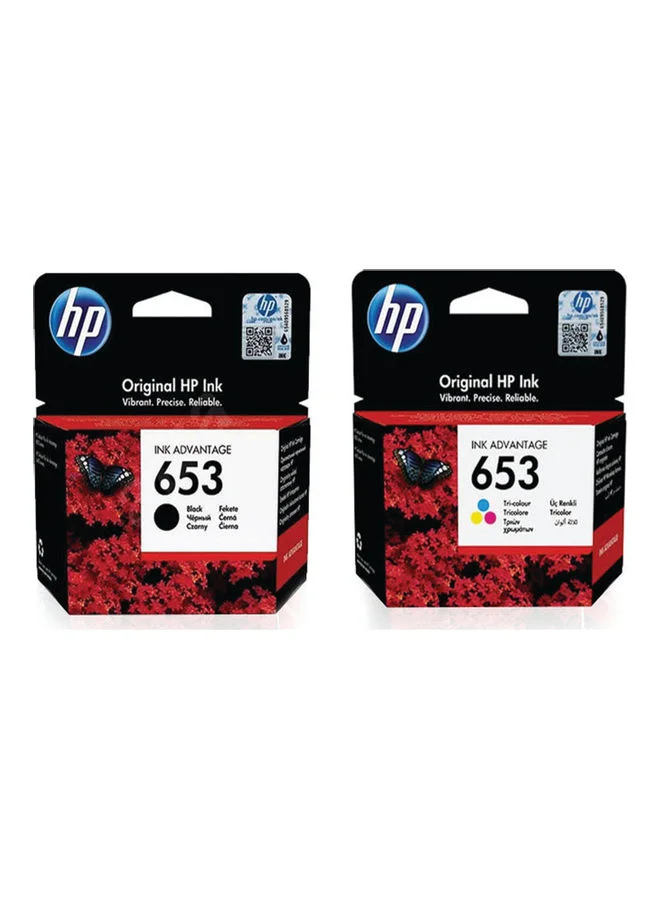 Premium Universal Ink Cartridge Set High-Yield Professional Printing Supplies (Multicolour, 2-Pack) vpift