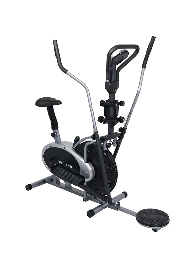 Sky Land 4-In-1 Orbitrac Exercise Bike Premium Home Fitness Equipment (Unisex, Adjustable) 20g1r