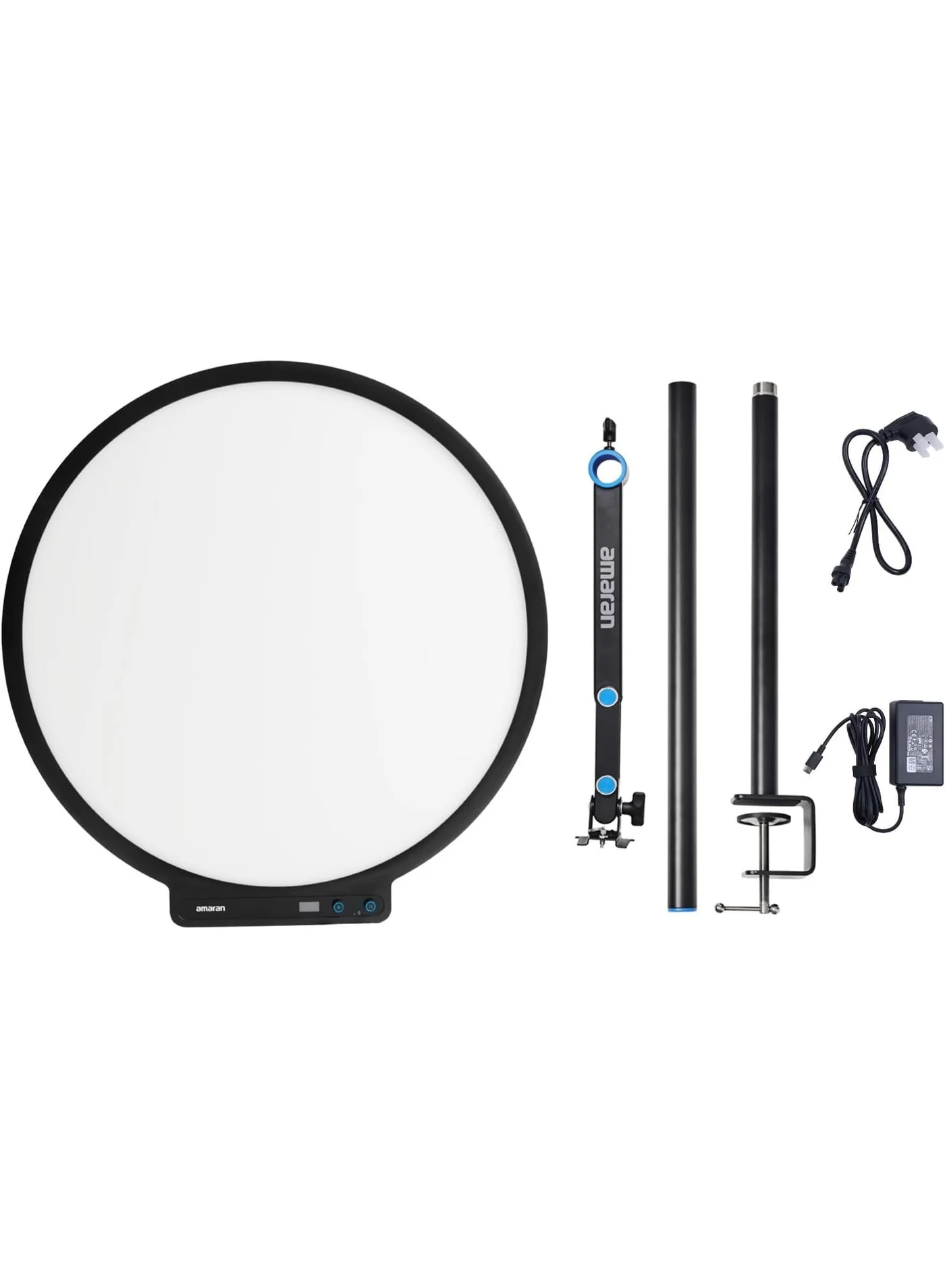 Premium Bi-Color LED Light Panel for Content Creators and Vloggers (Charcoal, 56 cm) vdafc