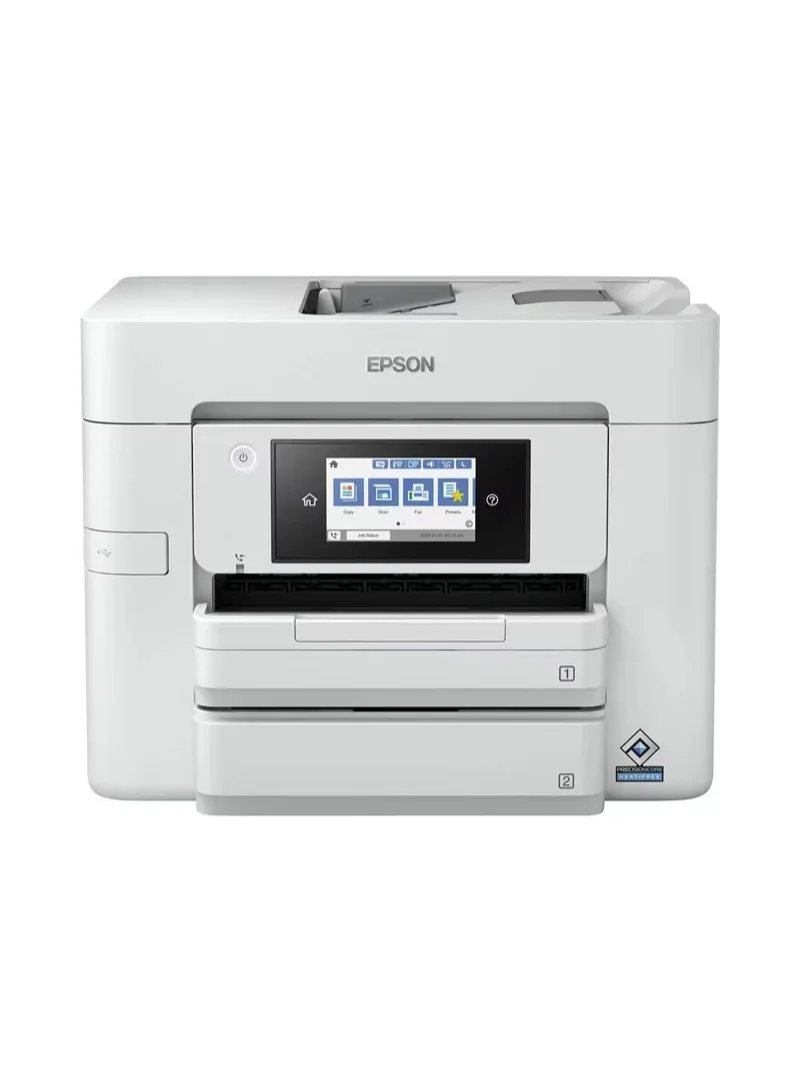 Premium Multi-Function Color Inkjet Printer Wireless Office All-in-One Device (White) 6p38n