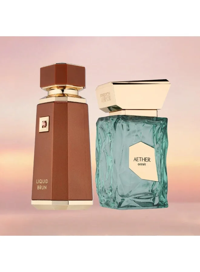 French Avenue Liquid Brun and Aether Eau de Parfum Fragrance Set (2 x 100 mL) dxo7p