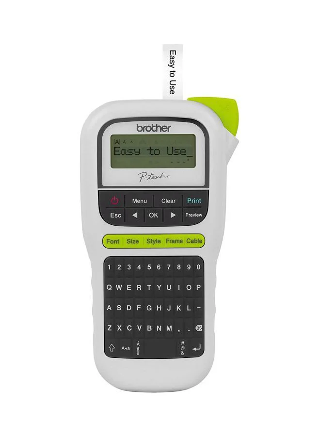 Premium Portable Label Maker Handheld Thermal Printer (White, 15 cm) 9qxr9
