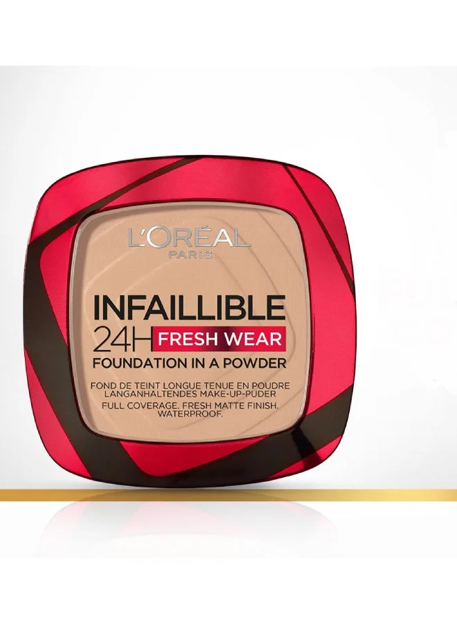 Premium Matte Compact Powder Long-lasting Oil Control Face Makeup (True Beige, 9g) 9a2c0