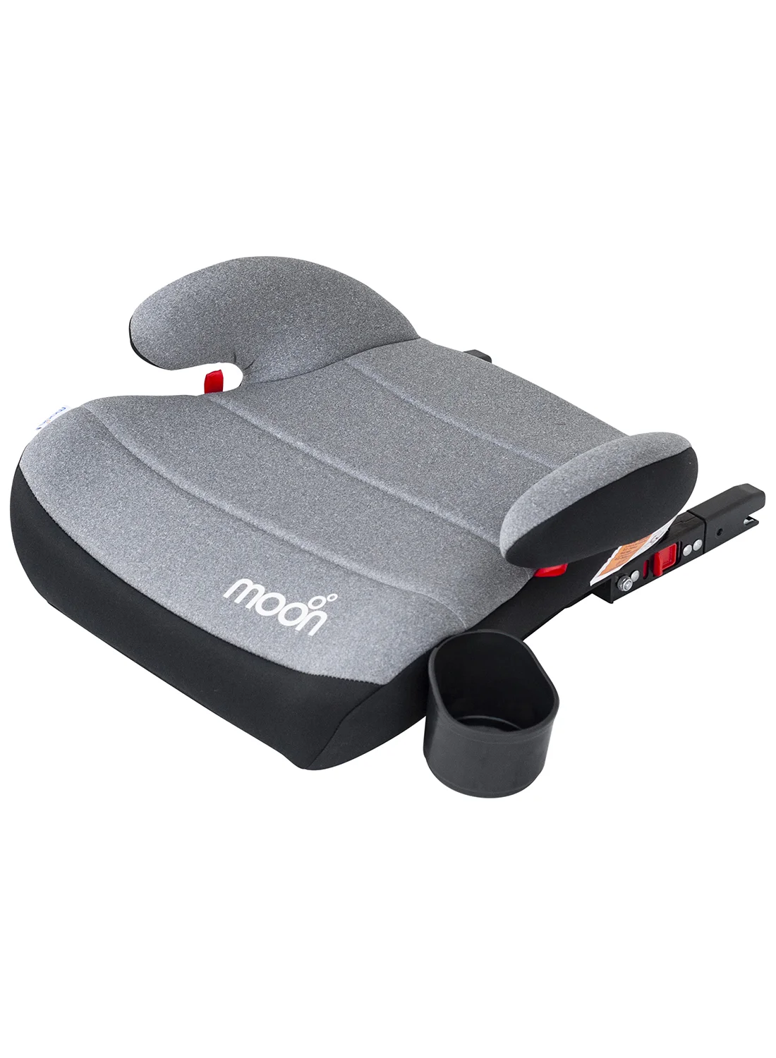 Moon Kido Baby Booster Car Seat with Isofix Secure Safety System for Toddlers (Black, 45 cm) vh8sr