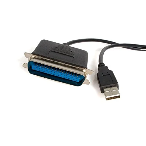 Startech.com USB to Parallel Printer Adapter Cable (IEEE 1284, 300 cm, Black) un8qv