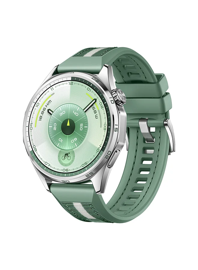 Smart GT 6 Smartwatch 46mm Fitness Tracker with 1.47-Inch Display and 100+ Sports Modes (Green, 46 mm) 5gd36