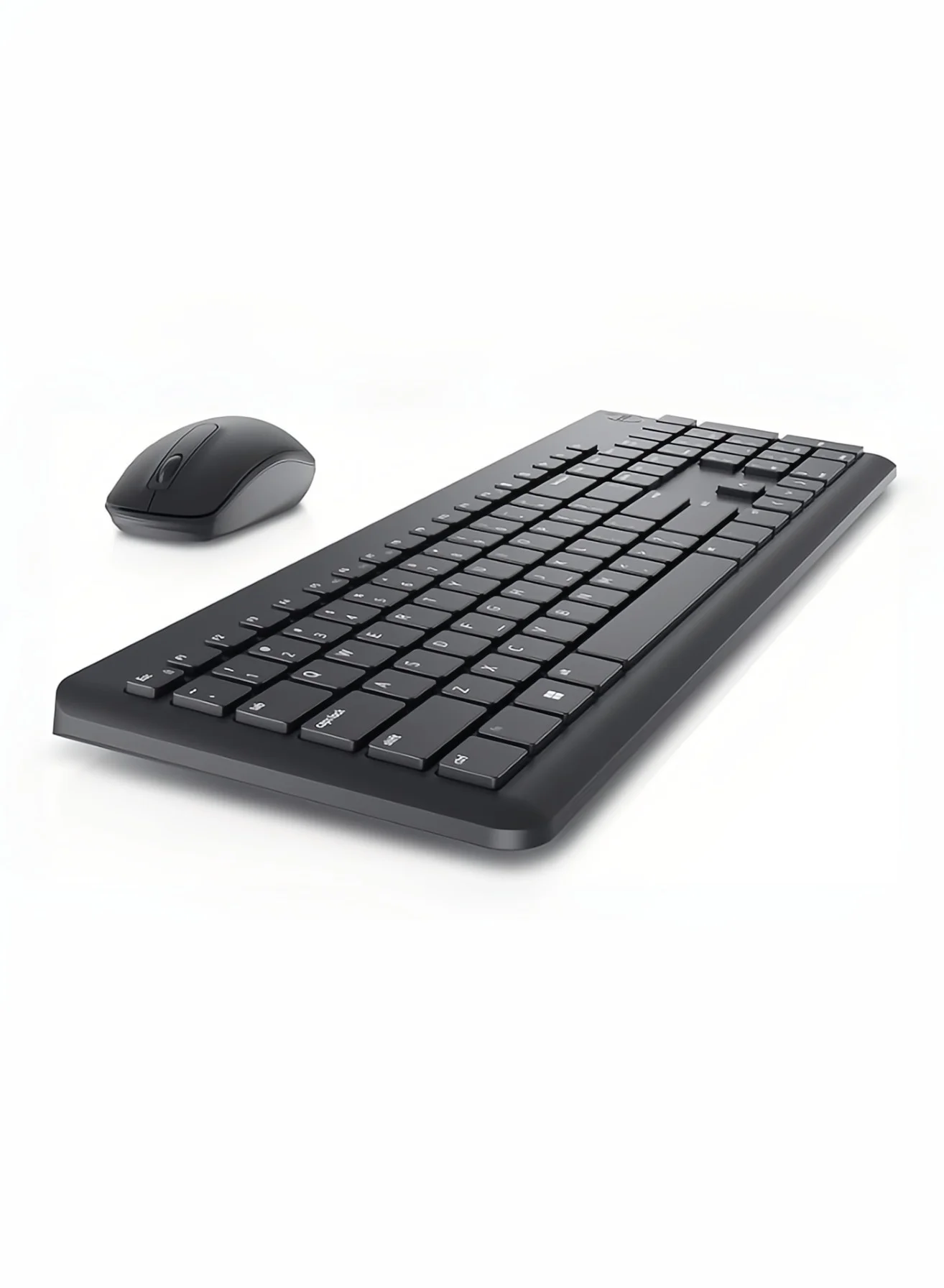 Wireless Keyboard and Mouse Combo (Black, Full-Size) otqdg