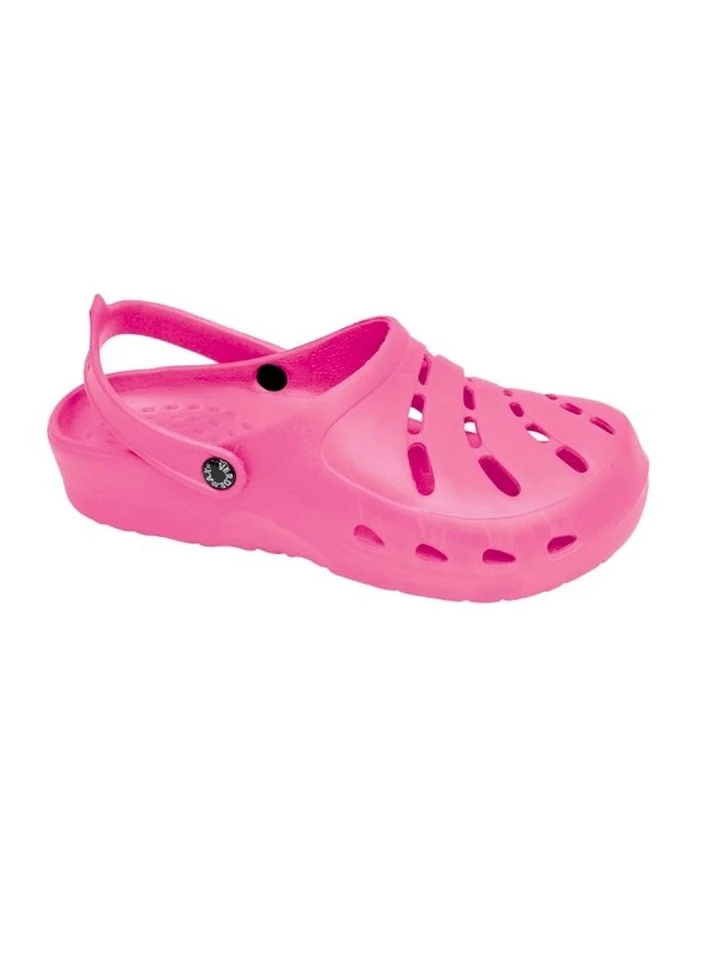 KNP Kids Lightweight EVA Clogs Waterproof Sandals for Summer (Pink, Size 27-28) 2wewj