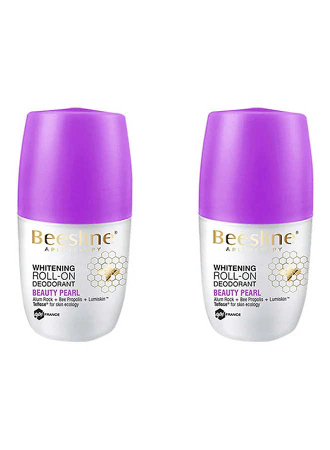 Beesline Whitening Roll-On Deodorant Beauty Pearl (2 x 50 mL) rymig