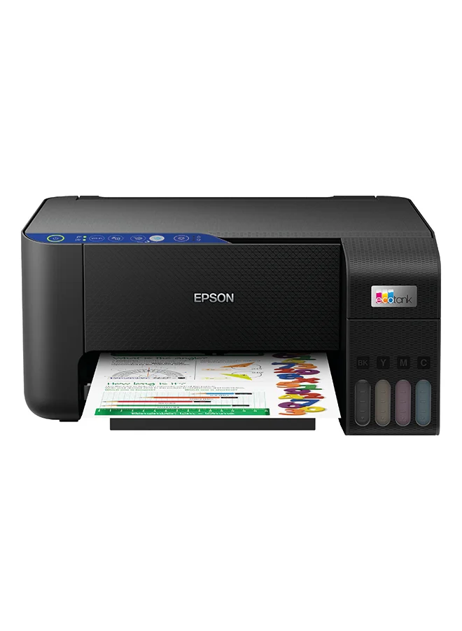 Premium 3-in-1 Wireless Ink Tank Printer A4 Color Home Office Document Scanner and Copier (Black) bein6