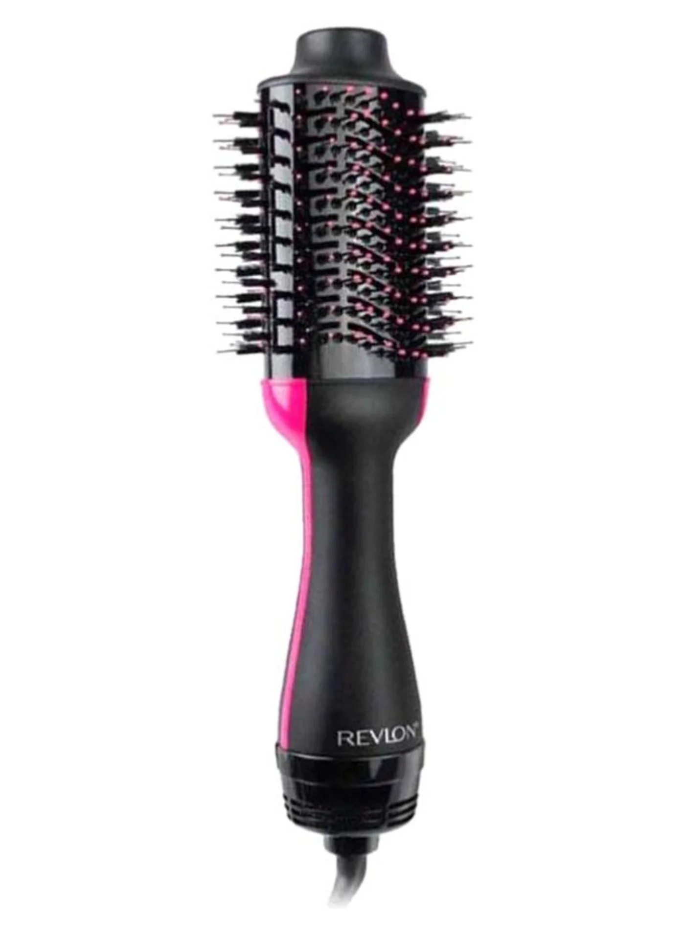 Professional Hair Dryer and Volumizer Brush, 1100W Ionic Hot Air Styler for Frizzy Hair (Black, 1 Unit) 2v8j1