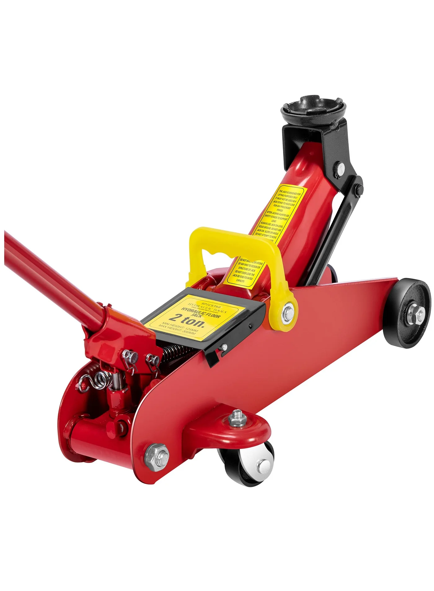 ZLH HITY Hydraulic Trolley Car Lift Jack (2 Tons, Low Profile, Fast Lift Pump, Heavy-Duty Steel) 0lct7