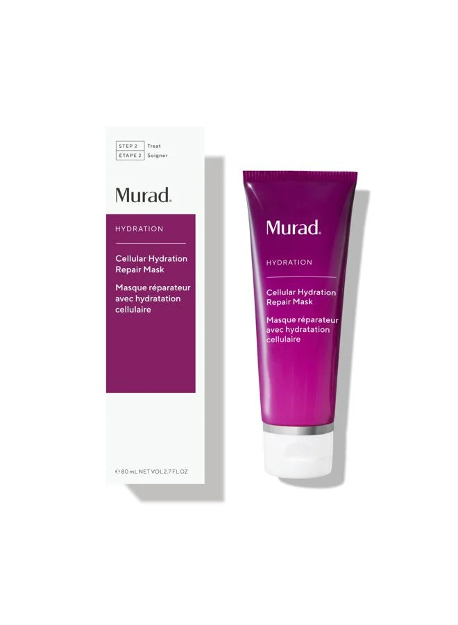Premium Cellular Hydration Barrier Repair Face Mask with Bilberry Omegas and Hibiscus Extract for Dry Skin (80 mL) 1jkz5