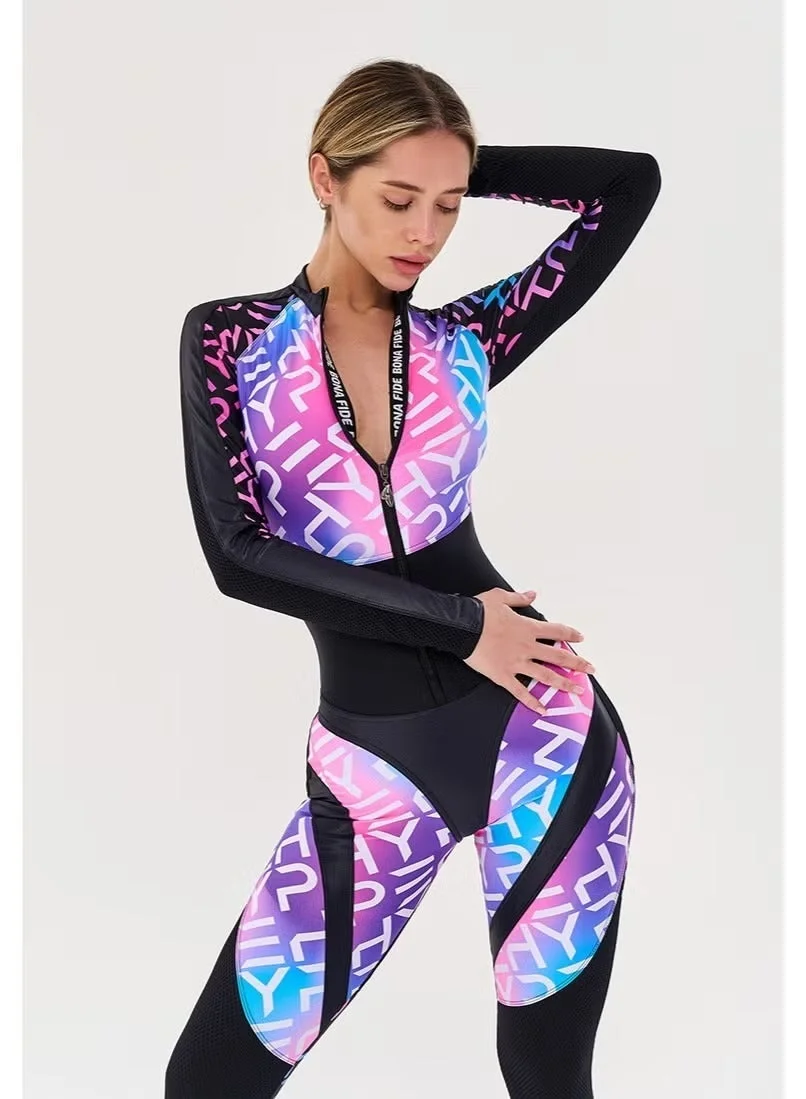 Premium Workout Jumpsuit for Women Sculpting Activewear Bodysuit (Nylon Blend, One Size) od23v