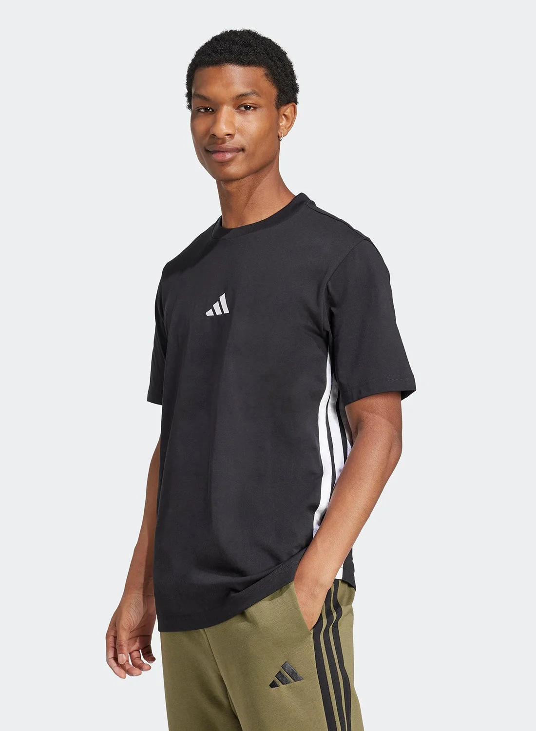 Sport Essential Single Jersey T-Shirt Premium Cotton Crew Neck Tee (Solid, Adult) tdm1h