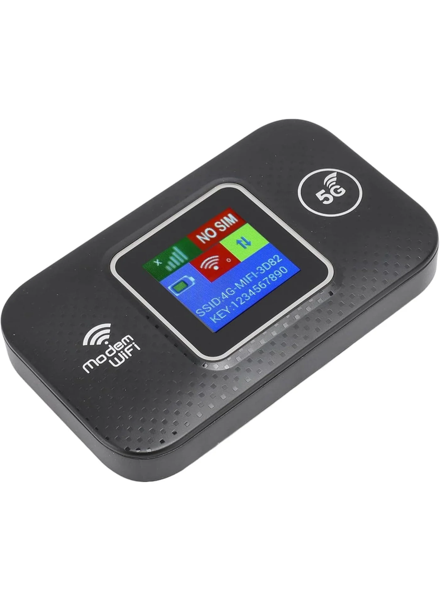 Salab Portable 4G LTE WiFi Mobile Router with SIM Slot and LED Display (300Mbps, 3000mAh Battery, Supports 10 Devices) divrs