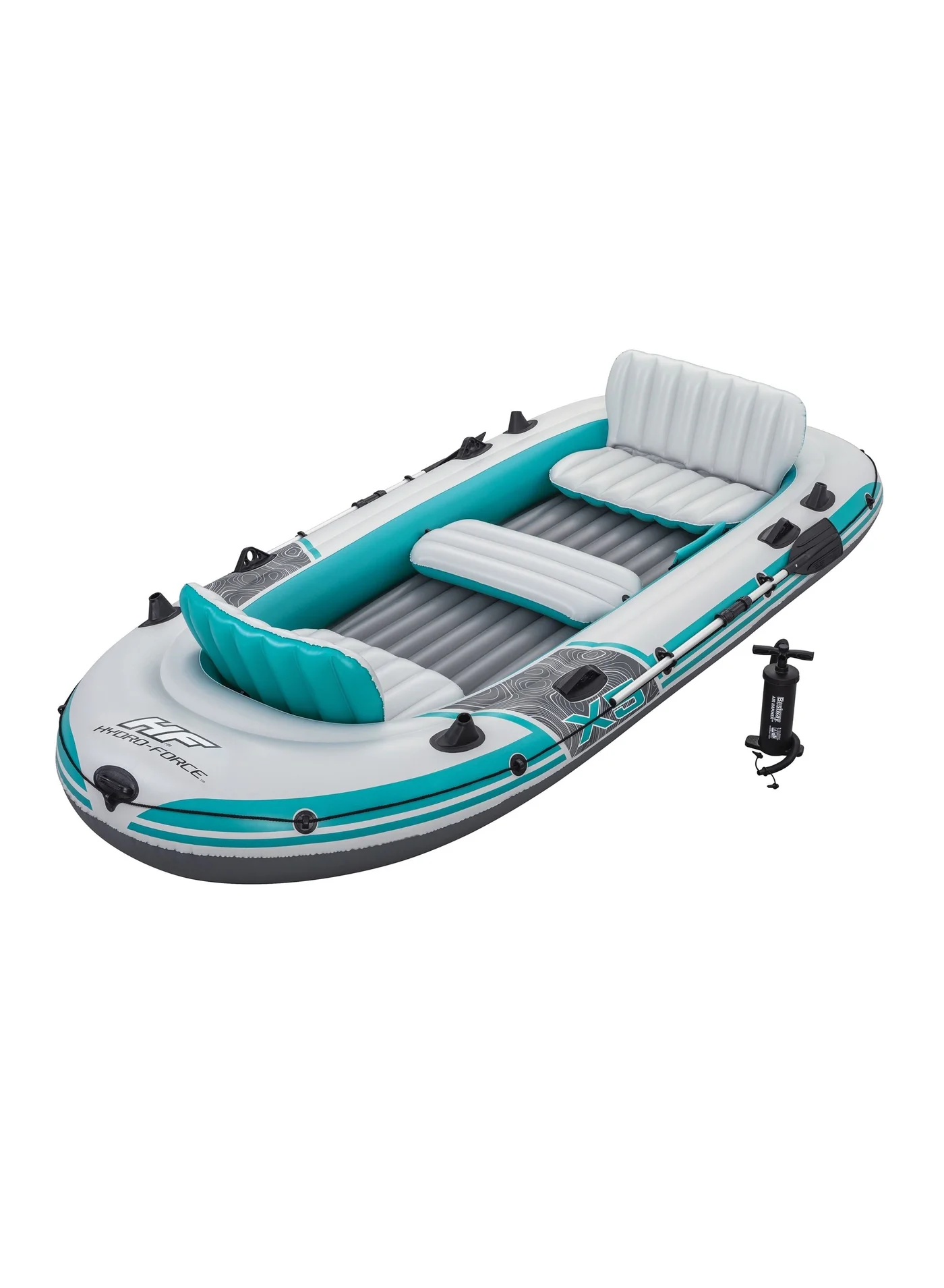 Inflatable Adventure Boat Set Premium Durable Water Craft for Outdoor Recreation (196 cm x 114 cm) d4wa1