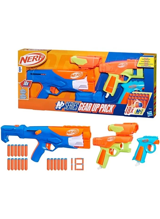 Premium Foam Dart Blaster Set with 3 Blasters and 18 N1 Darts for Outdoor Active Play (3-Pack) bq0ir
