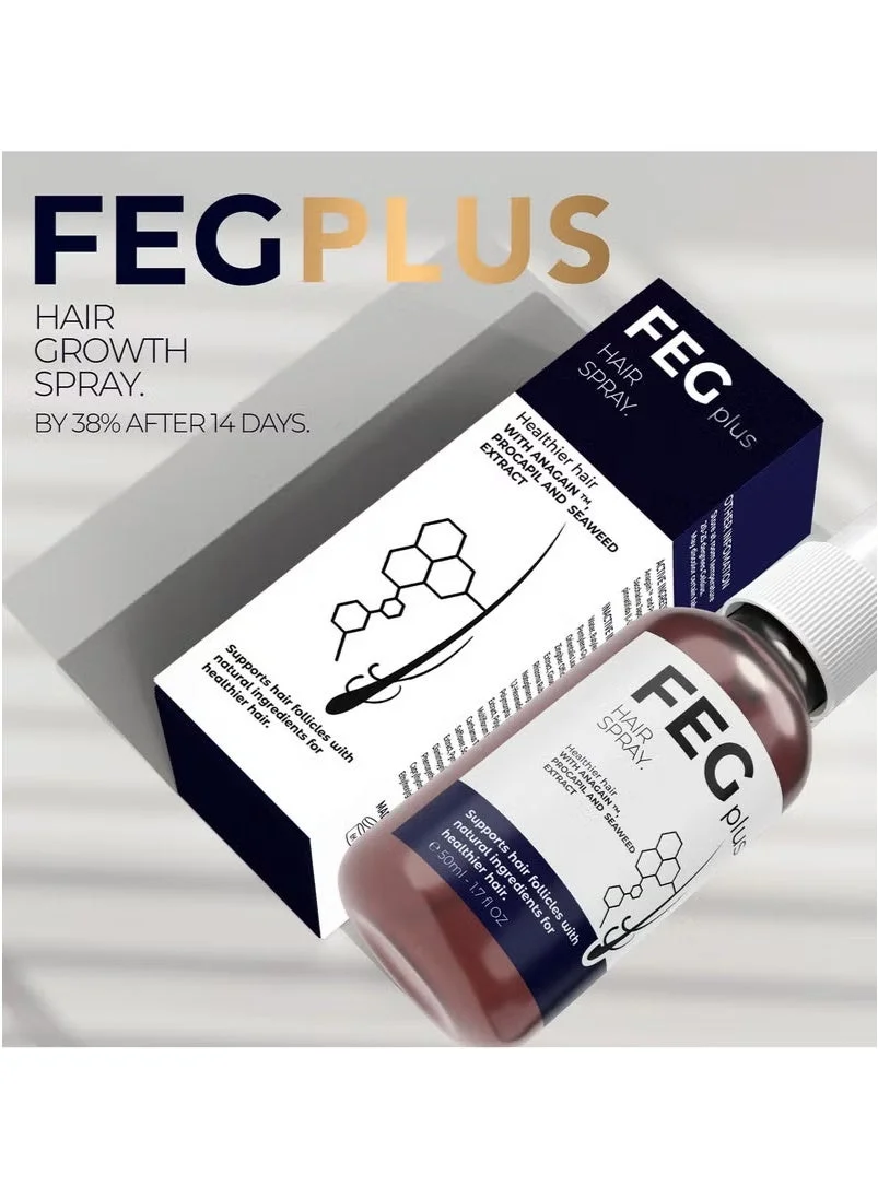 Premium Hair Volumizing Spray with Anagain and Procapil for Thicker-Looking Hair and Beard (50 mL) 30jy6