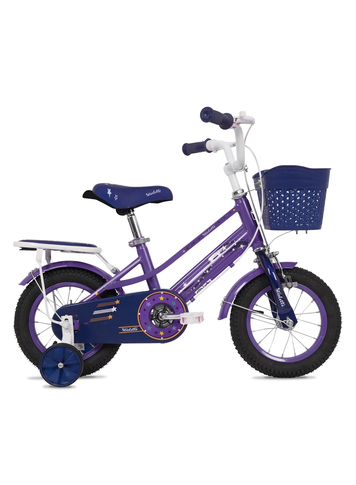 Vaux Starlette Kids Road Bike with Adjustable Seat and Rigid Steel Frame (Purple, 12 Inch Wheel) ri1d8