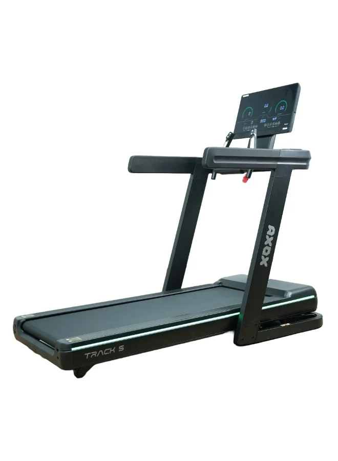 Axox Fitness Track 5 Motorized Treadmill with Automatic Incline (3 HP, 22 kmph) kc89h