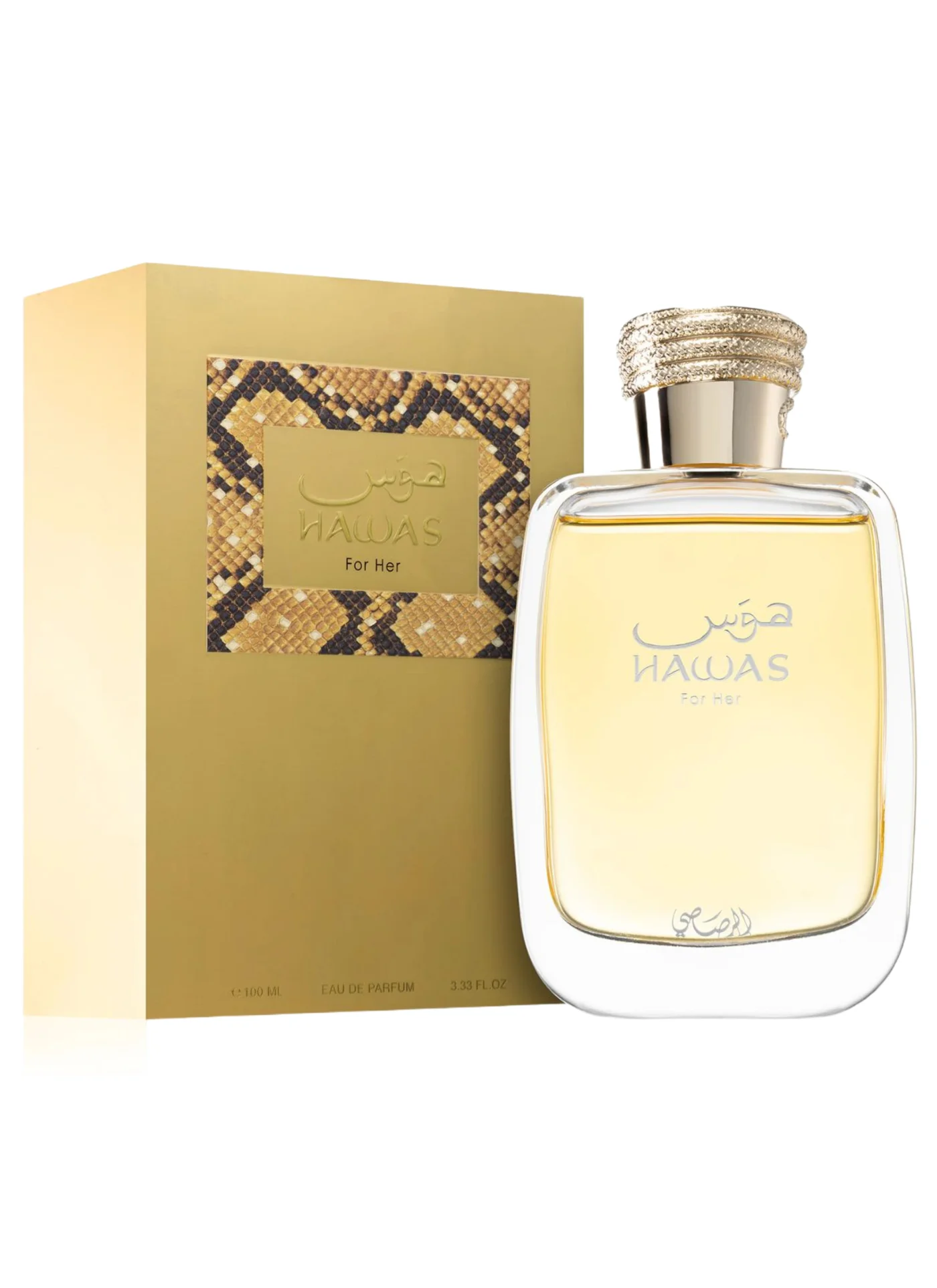 Rasasi Hawas Eau de Parfum for Women Premium Floral Woody Fragrance (100 mL) 22m5x