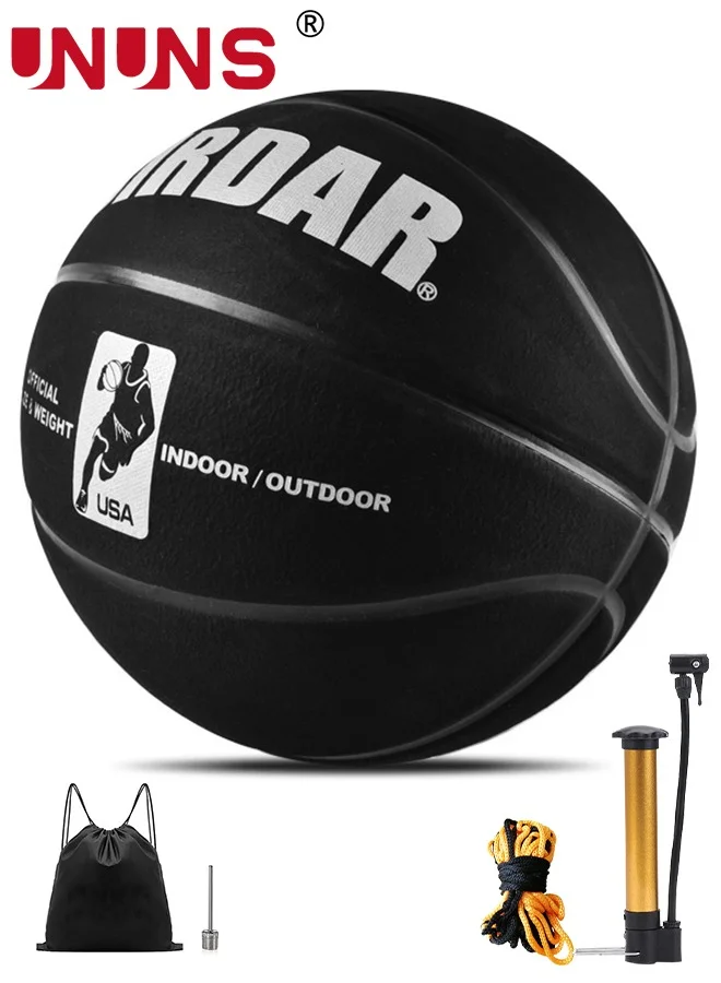 UNUNS Official Size 7 Basketball Premium Composite Leather Indoor Outdoor Training Ball (75 cm) ki3ai