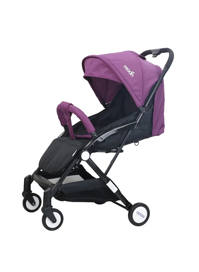 Moon Compact Cabin Stroller Lightweight Foldable Travel Pushchair for Infants and Toddlers (Purple, Single Pack) irgr9