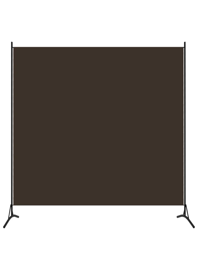 VidaXL Single Panel Room Divider Privacy Screen Partition (Brown, 175x180 cm) 2tvfw