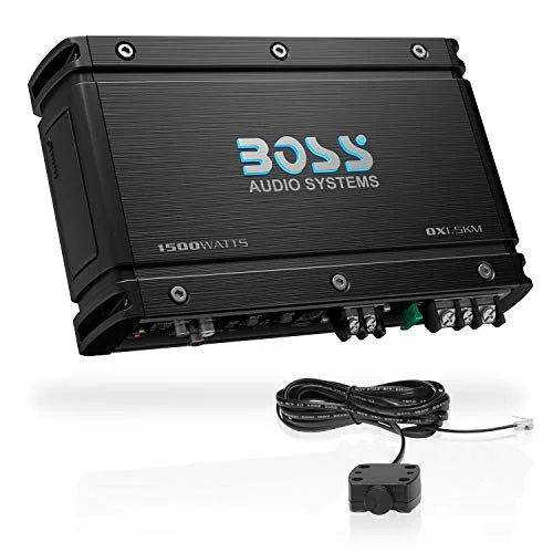 Premium Monoblock Car Audio Amplifier 1500W High Output Stable Power System for Subwoofer (1500W) m0m7x