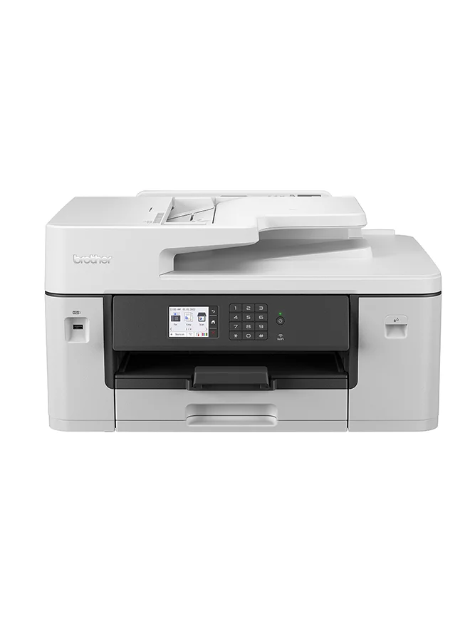 Professional A3 Inkjet Wireless All-in-One Printer High-Speed Office Document Solution (White) qge99