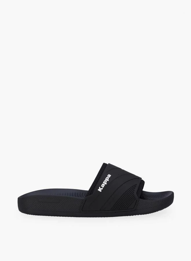 Premium Textured Slides for Men Lightweight Comfortable Slip-On Sandals (Black, 42 EU) 52b5q