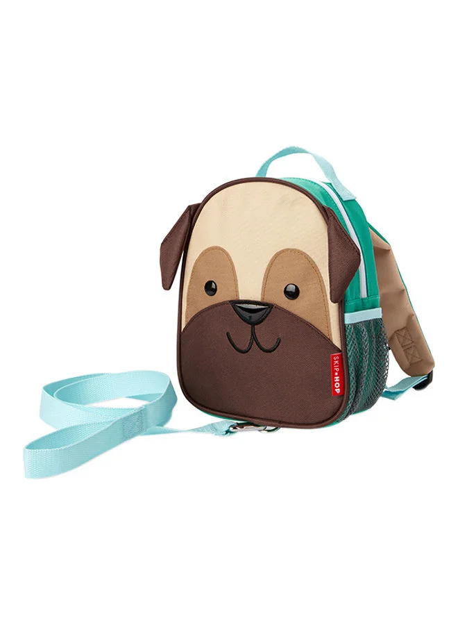 Toddler Safety Backpack with Harness Pug Design (19 cm x 23 cm) mtyjp