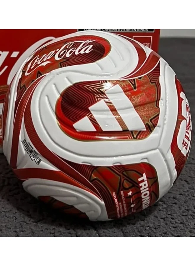 Premium Mini Football Size 1 Laminated Synthetic Replica Ball (Red/White, 13 cm) bhyl8
