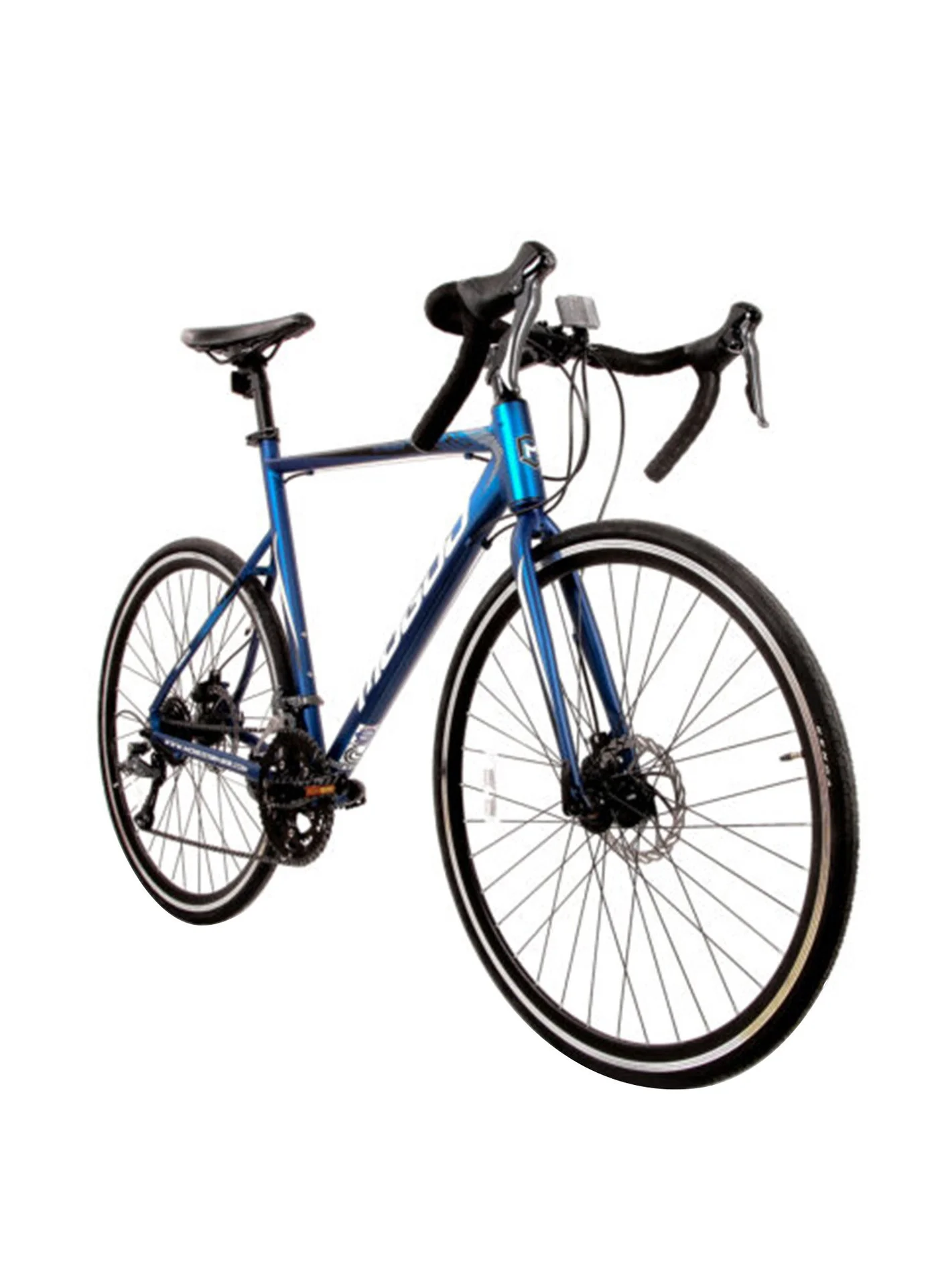 MOGOO Strider Alloy Racing Bike (Blue, 700C) 16-Speed Lightweight Road Bicycle for Adults rzk1t