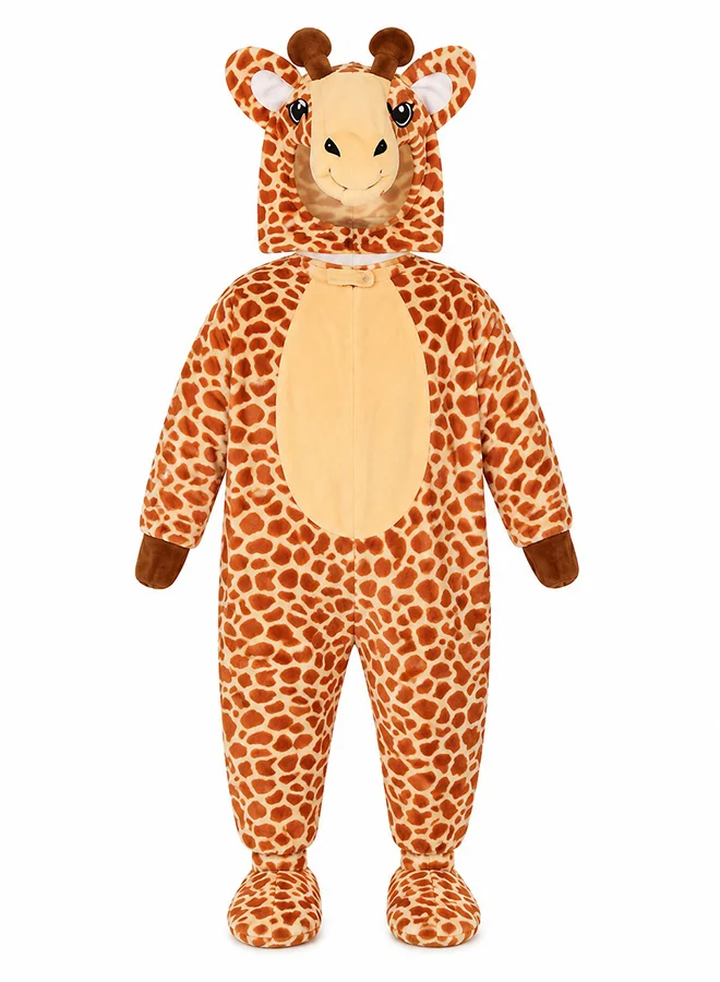 Toy Land Giraffe Animal Costume with Hood (Jungle Safari Fancy Dress Outfit for Kids, 2-3 Years) y8k9w
