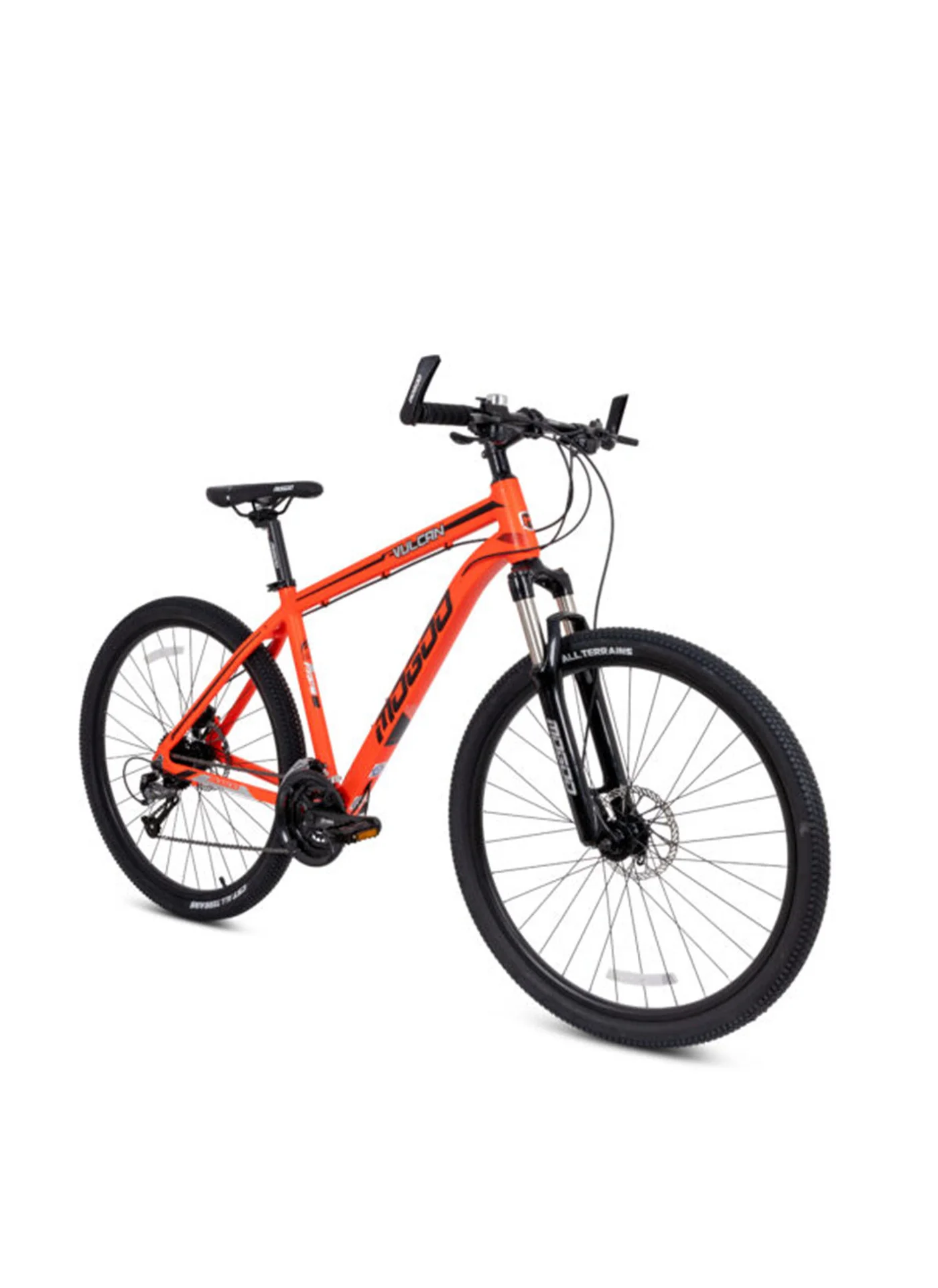 Mogoo Vulcan Mountain Bike Alloy Frame 27-Speed Off-Road Bicycle (Red, 27.5 Inch) ihj1n