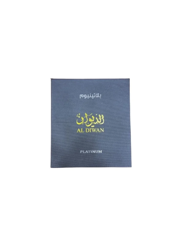 Al Diwan Platinum Ghutra Traditional Headwear Premium Cotton Fabric for Men (White, 137 cm) w9upd