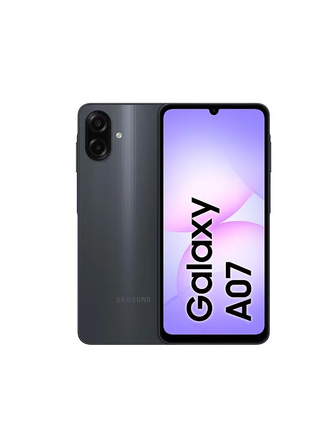 Ultra-HD A07 Smartphone 4G Dual SIM 64GB 4GB RAM 6.7-inch Display (Black) fbv53