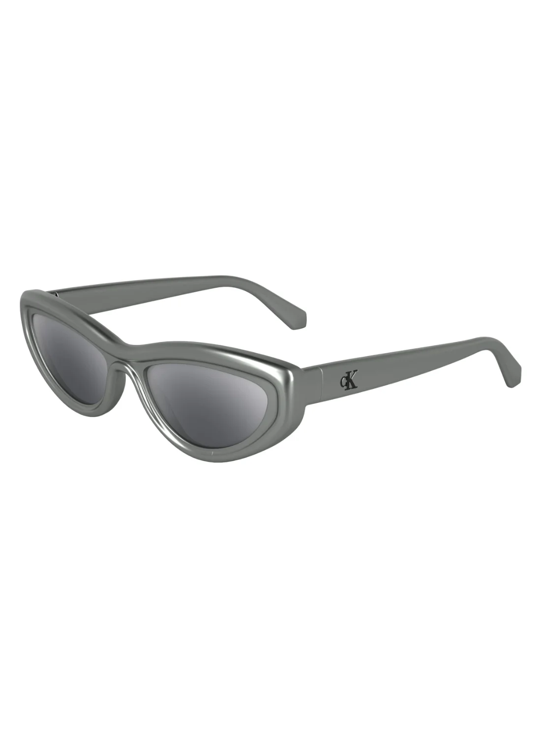 Premium Full Rim Injected Sunglasses Grey Silver (55-18 mm) jimkx