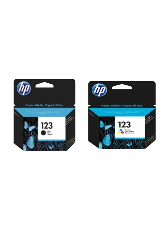 Premium Inkjet Printer Cartridge Set (Black and Tri-colour, 2-Piece Pack) klzq0