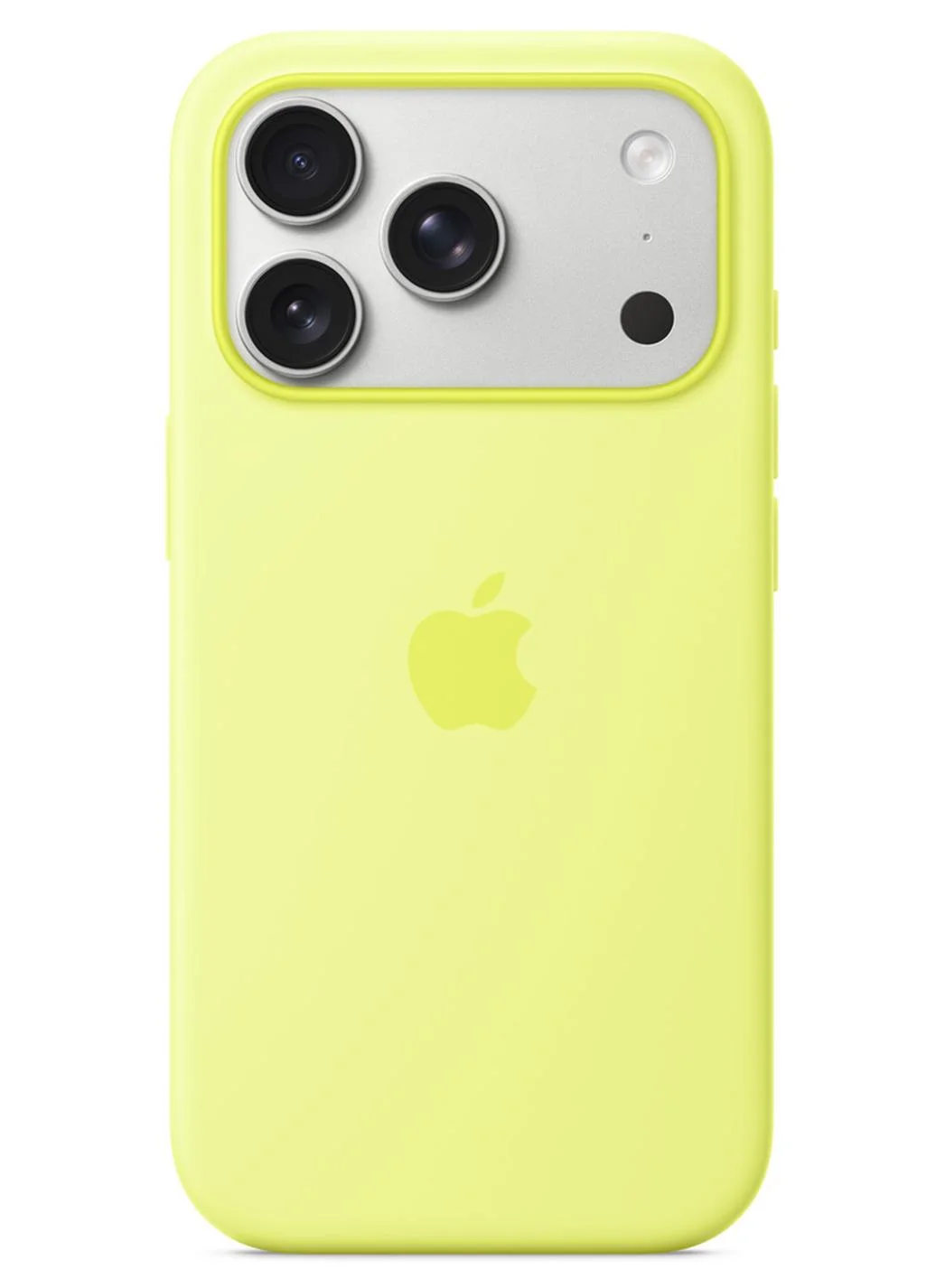 Premium Smart Silicone Protective Case for Smartphone 17 Pro Neon Yellow (1 Piece) 2nfw4