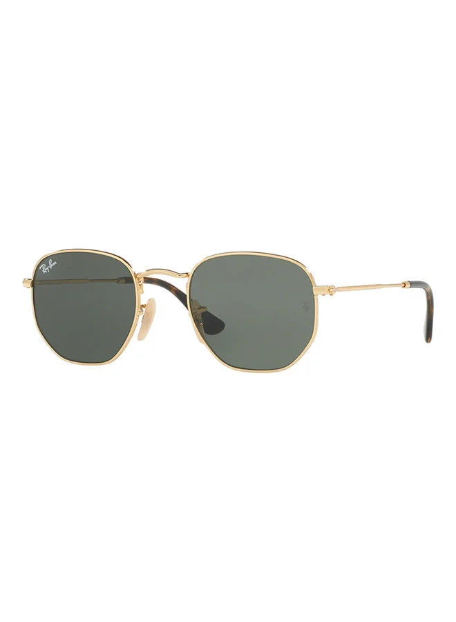 Premium Hexagon UV Protection Sunglasses for Men (Gold, 54 mm) 0cmhj