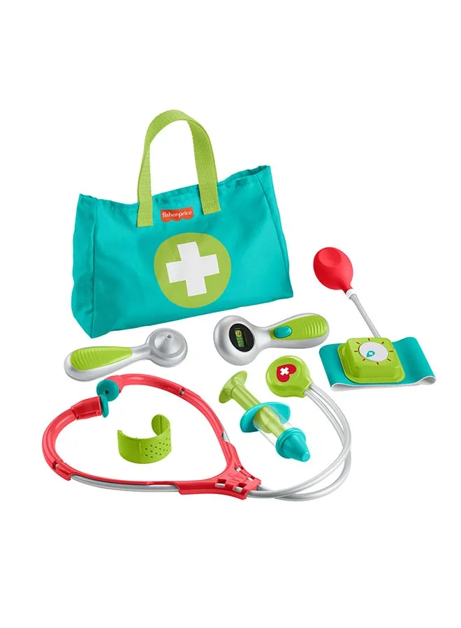 Premium Pretend Play Medical Kit 7-Piece Doctor Role Play Set for Kids (7-Piece) fja9u