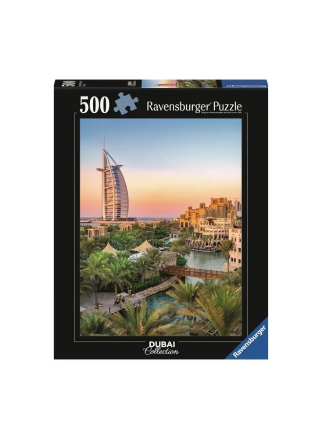 Premium Dubai Cityscape Jigsaw Puzzle (500 Pieces) - Detailed Architectural Artwork for Adults and Teens 0cg2w