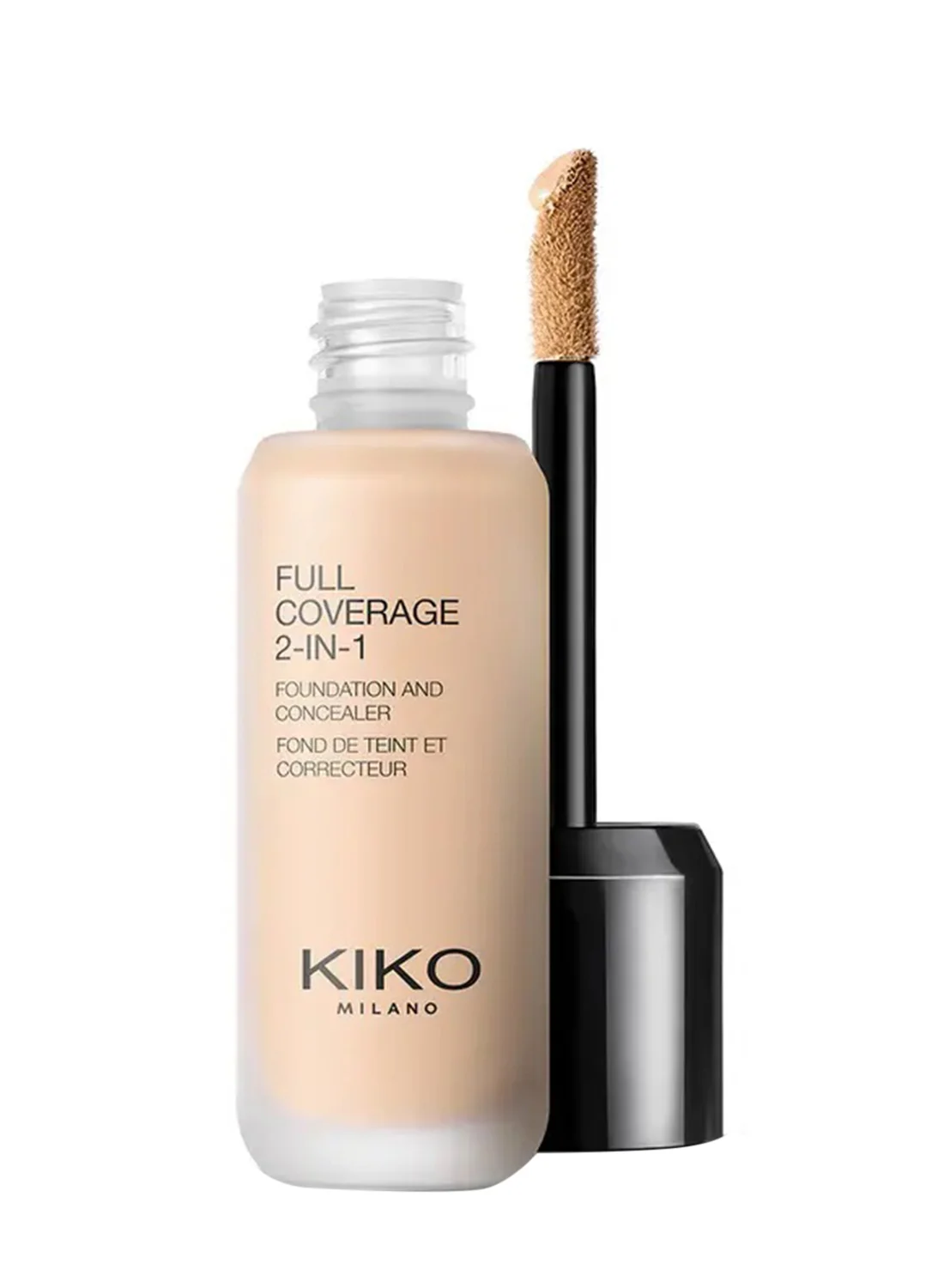 KIKO MILANO Full Coverage 2-In-1 Foundation And Concealer Premium Long-Lasting Face Makeup (30 mL) iv67c