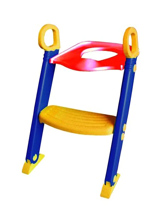 Bambino Foldable Toilet Training Ladder with Non-Slip Steps and Adjustable Height (18-24 Months) z20qb