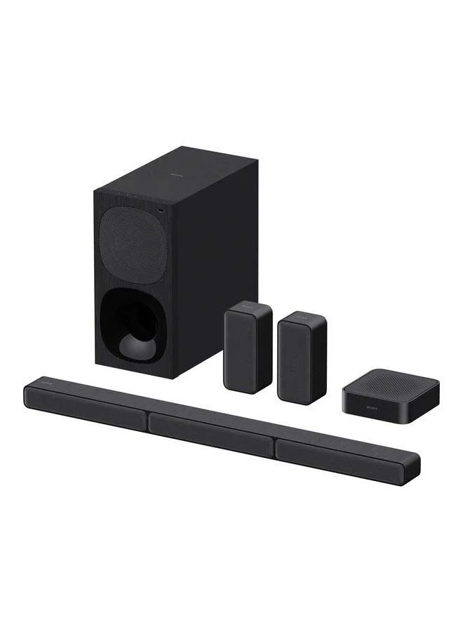 Premium Surround Soundbar Home Theater System with Wireless Rear Speakers and Subwoofer (Black) f2vvk