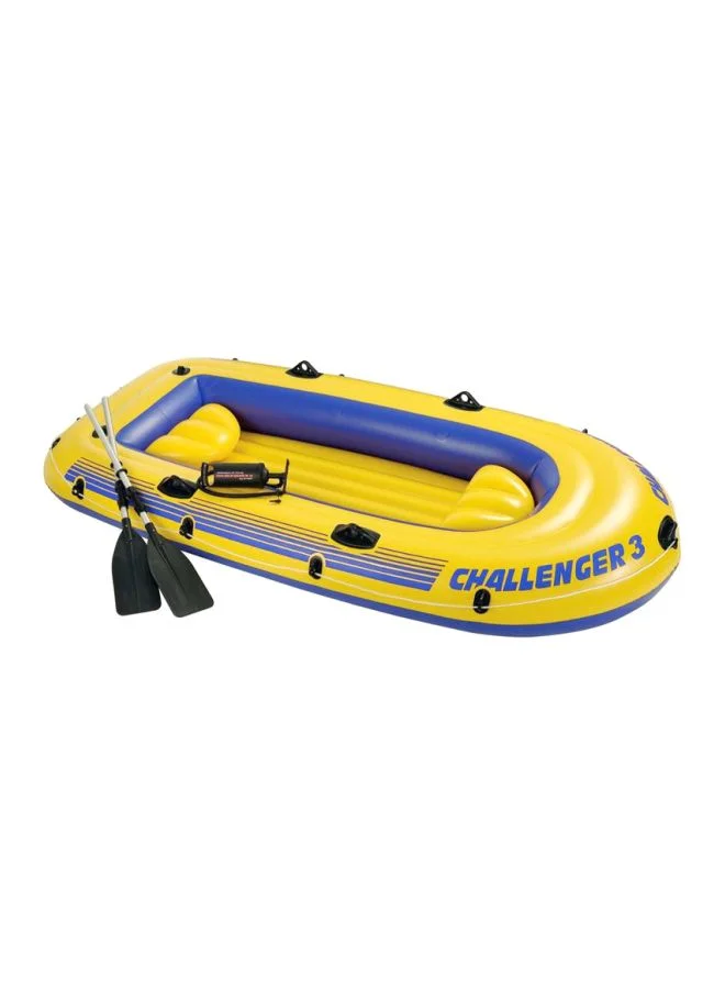Inflatable Challenger Boat Heavy-Duty PVC Raft for Water Recreation (295x137x43 cm) v17d8